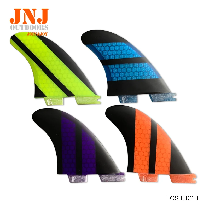 FCS2 плавники K2.1 из стекловолокна горячая Распродажа доски для серфинга FCSII FCS 2