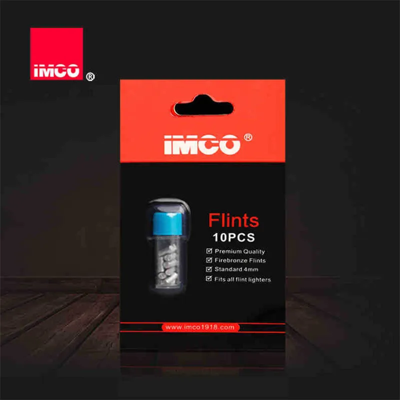Оригинальные камни IMCO Flints для бензиновой зажигалки 10 шт. сменный диспенсер
