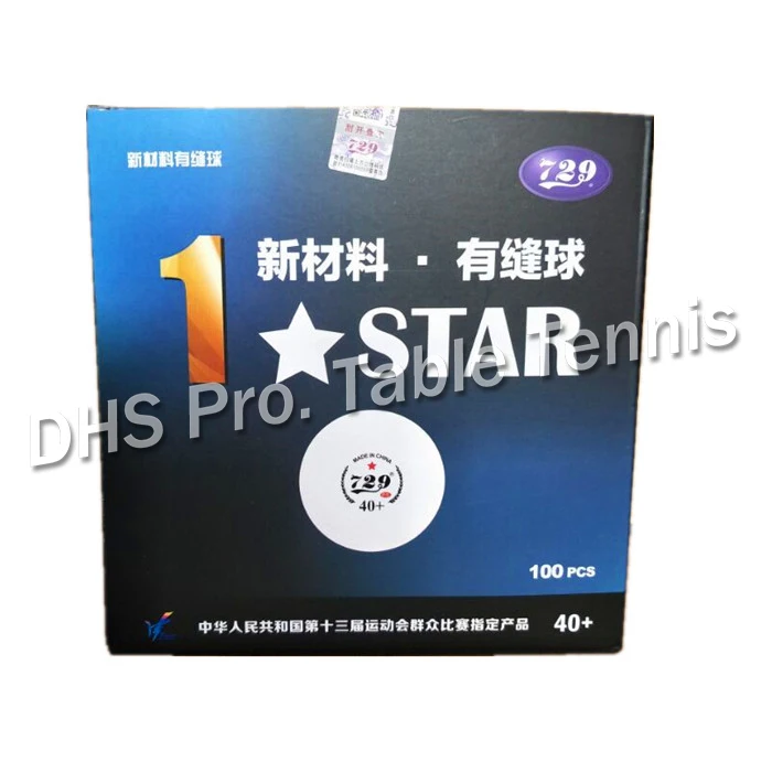 

729 Friendship 3-Star 3 STAR Plastic 40+ Table Tennis Ball Seamed New Material ABS Poly Ping Pong Balls ITTF Approved Wholesales