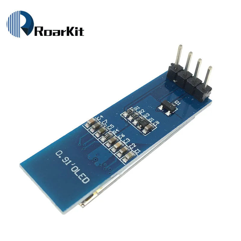 Светодиодный ЖК светодиодный дисплей 0 91 дюйма 12832 белый и синий цвета 128X32 O модуль