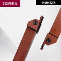 cronametal external grooving turning tool mgt multi grooving face groove tool holder mghh320r