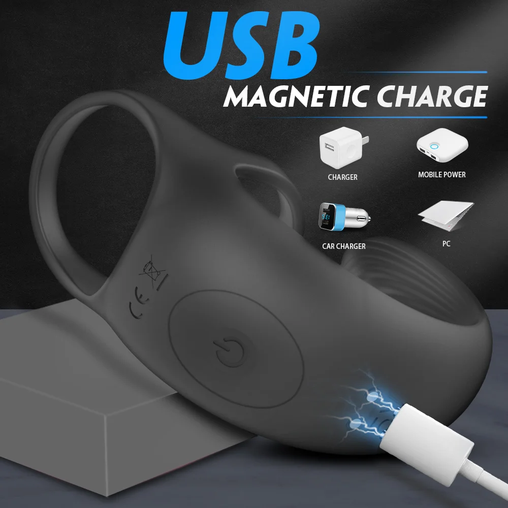 Вибрирующий черный пенис клетка для пениса секс-игрушки кольцо задержки