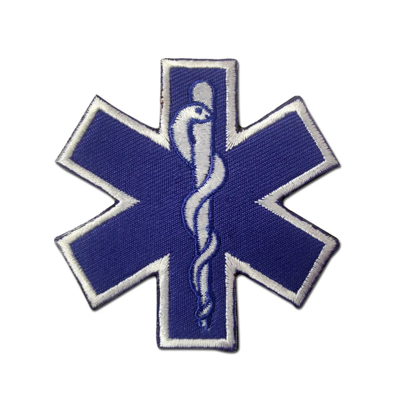 Значок с логотипом Синяя звезда жизни |