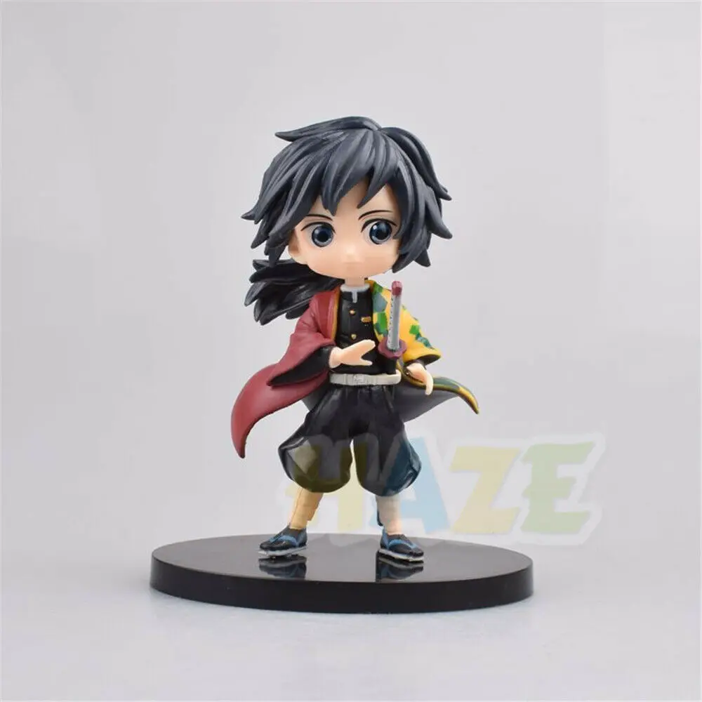Demon Slayer Tomioka Giyuu Hashibira Inosuke 14 см Фигурка Статуя Модель игрушки подарок без