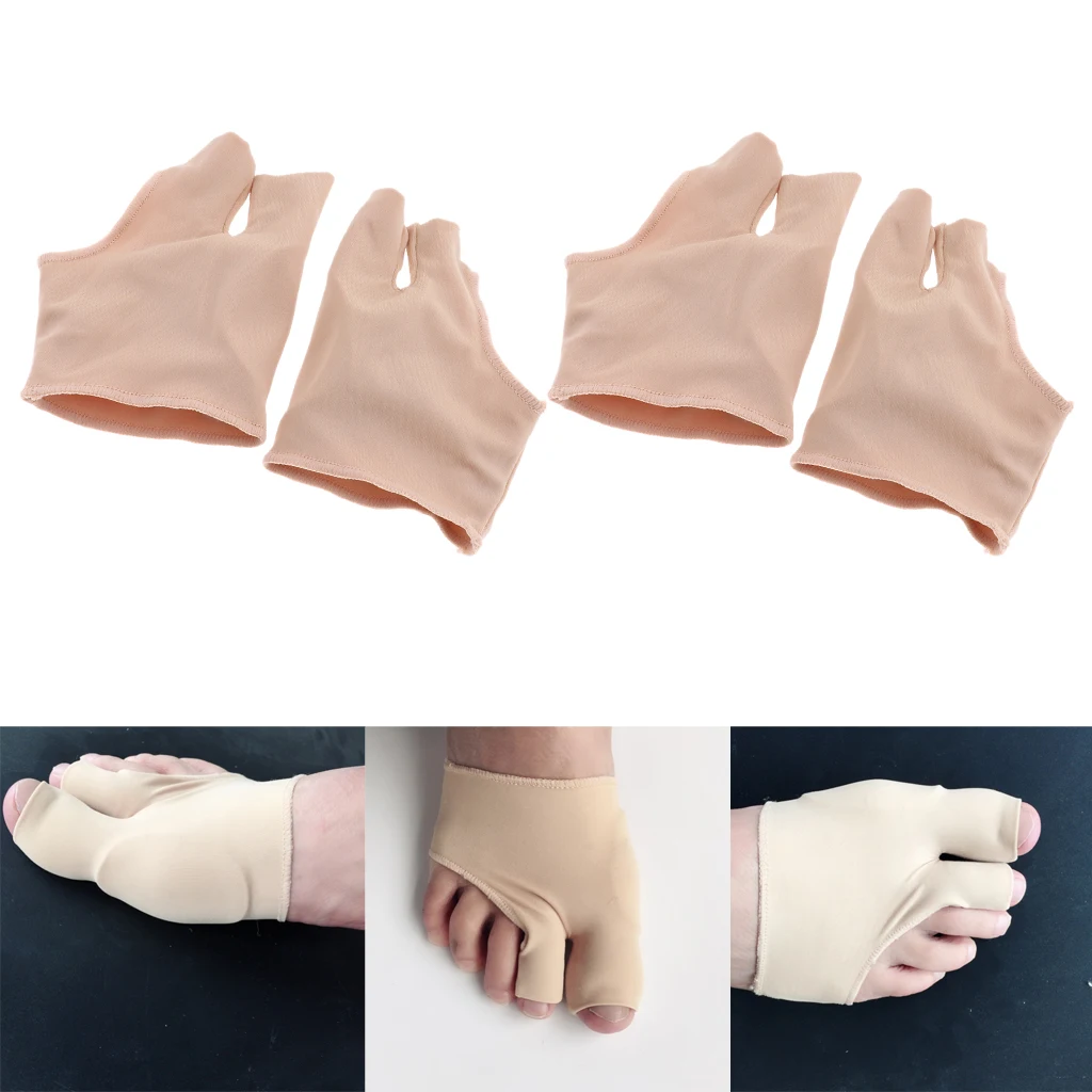 

2 Pairs Silicone Bunion Corrector Hallux Valgus Toe Spreader Pain - Correction \u0026 Bale Protection