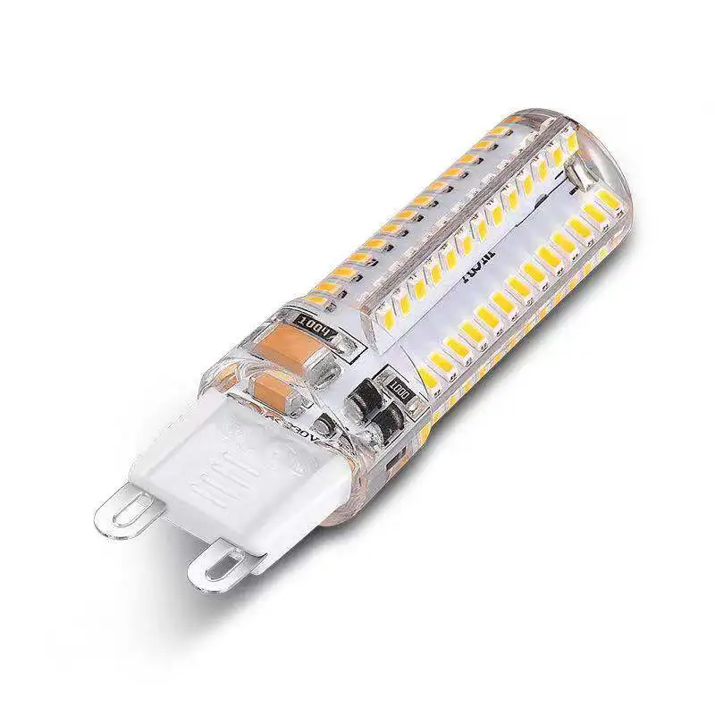 

10pcs/lot G9 LED AC220V 110V 9W 12W 2835 SMD 48 leds Crystal Lamp Corn Bulb Droplight 360 spot light Cool/Warm White