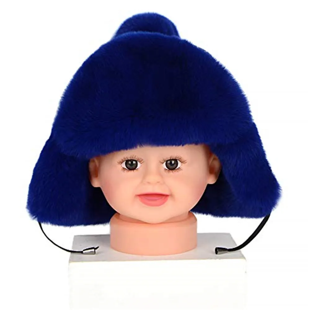 Детские меховые шапки из натурального кроличьего меха для мальчиков и девочек