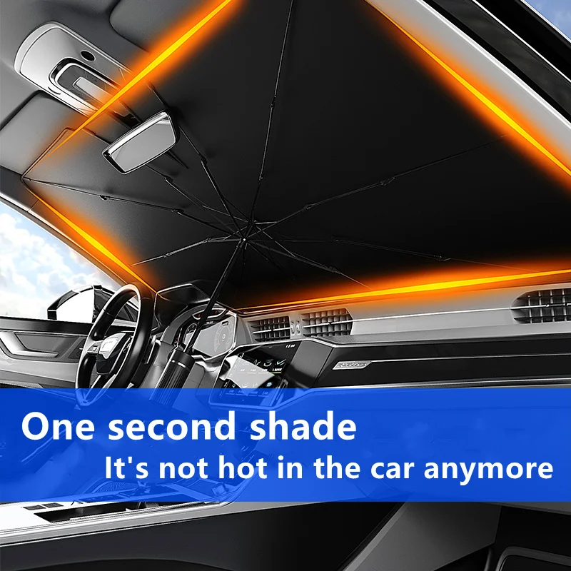 Car Sun Visor Front Windshield Foldable Car Windshield Sunshades Auto Sun Shade Sun Protection Car Covers Car Accessories 2021