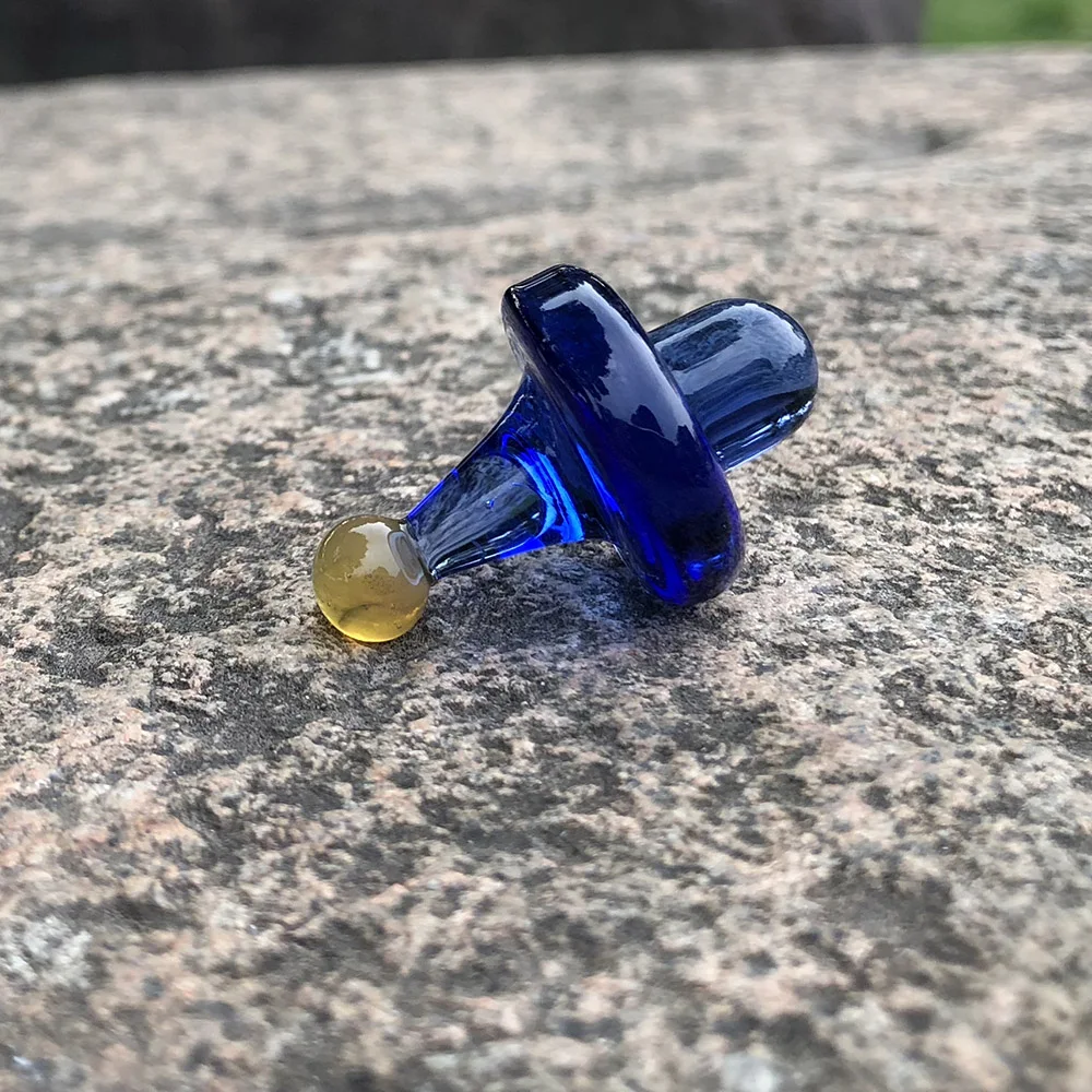 HONEYPUFF Премиум универсальный твердый цветной стеклянный UFO Carb колпачок купол для