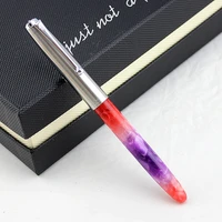 jinhao 51a celluloid acrylic fountain pen steel cap brand new 0 38mm nib ink pen
