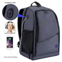 DSLR Camera Backpack Bag Laptop Case Waterproof for Nikon for Sony for Canon