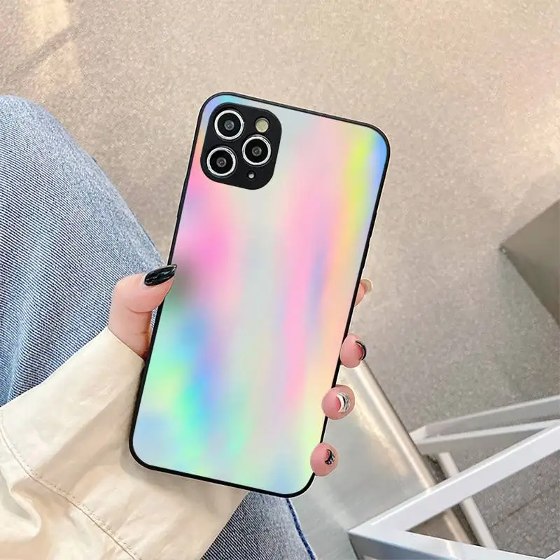 

Hot Colorful rainbow Silicone Phone Case Phone Cover Case for iphone 12 Mini SE 2020 5 5S 6 6S Plus 7 8 Plus X XR XS 11 Pro Max