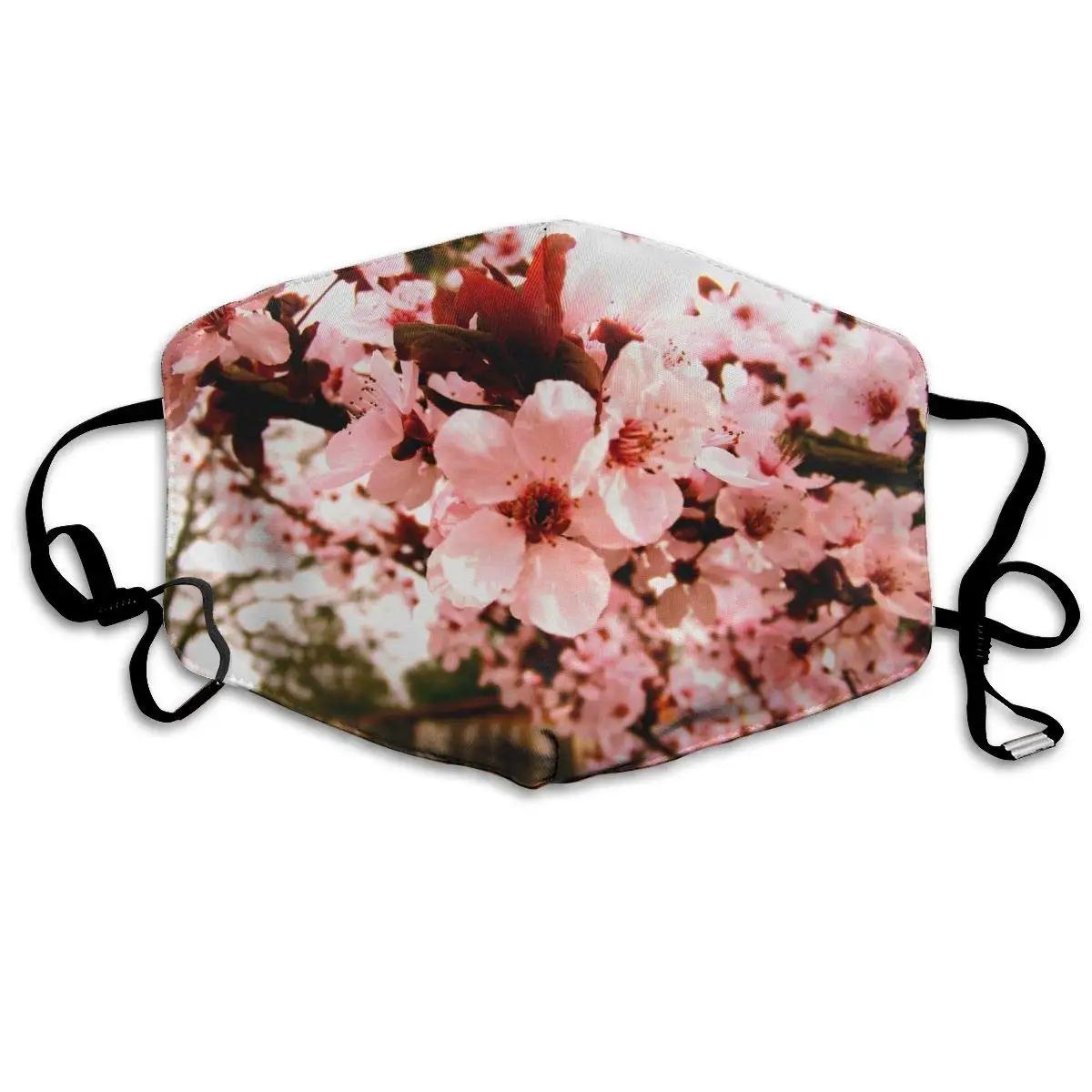 

Unisex Mouth Mask for Kids Teens Men Women Lovers-Reusable Washable Windproof Motorcycle Face Masks Sakura Cherry Blossom