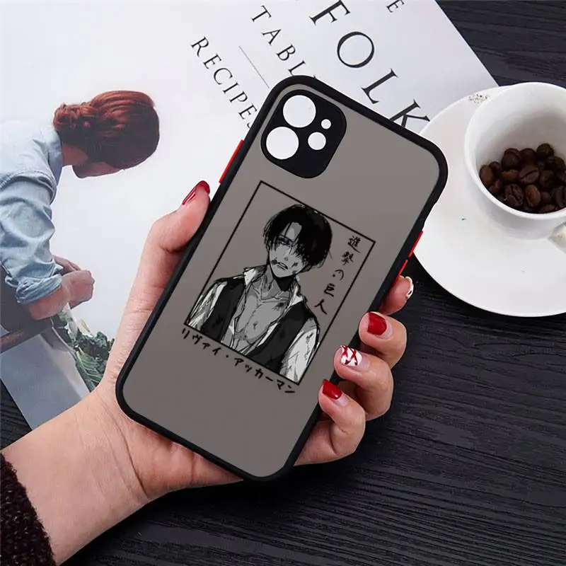 Attack On Titan Japanese Anime Phone Cases matte transparent  For iphone 14 13 11 12 plus mini x xs xr pro max cover