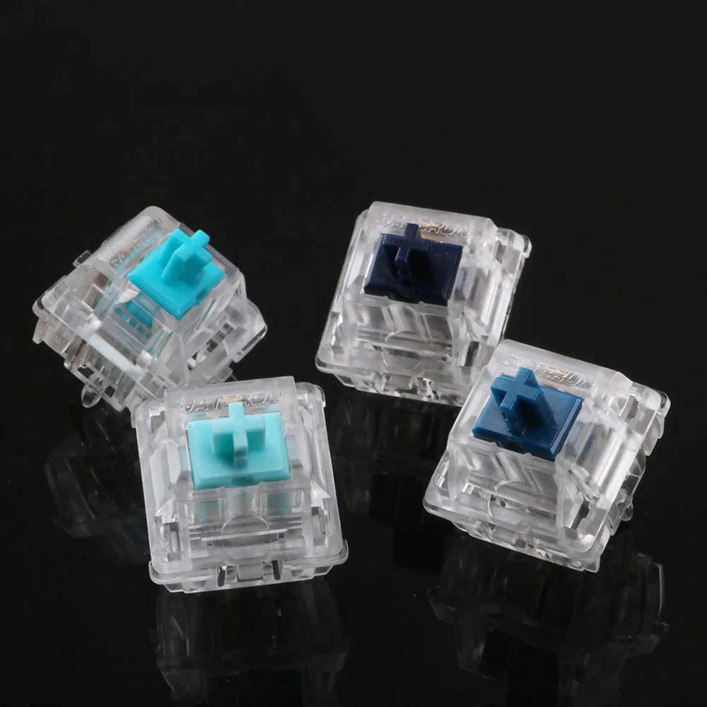 4 шт. 62g 65g 67g 78g Zealio переключатели тактильный бесшумный переключатель 5pin пункт оси