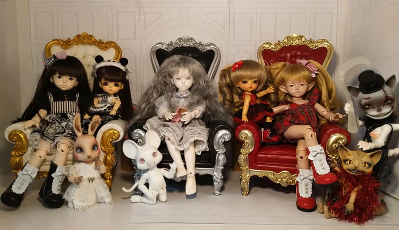 Hot Figure Accessory Furniture 1:6 Scale European Queen Sofa Chair Model W Crystal Sofa Model Toys