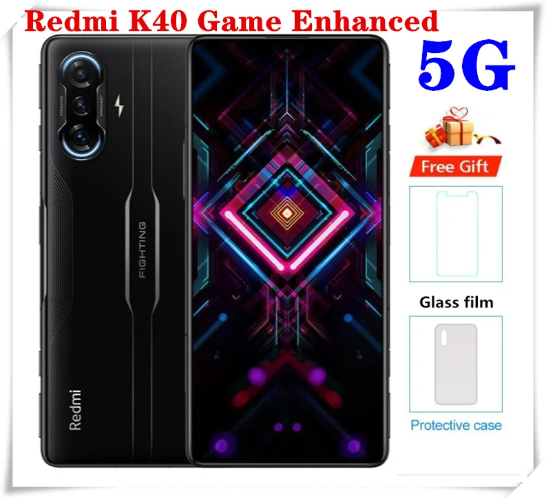 Original Global Version Redmi K40 Game Enhanced NFC 8GB+256GB Smartphone Dimensity 1200 6.67
