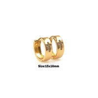 special geometric golden cross earrings cubic zirconia high jewelry cz hoop earrings womens statement
