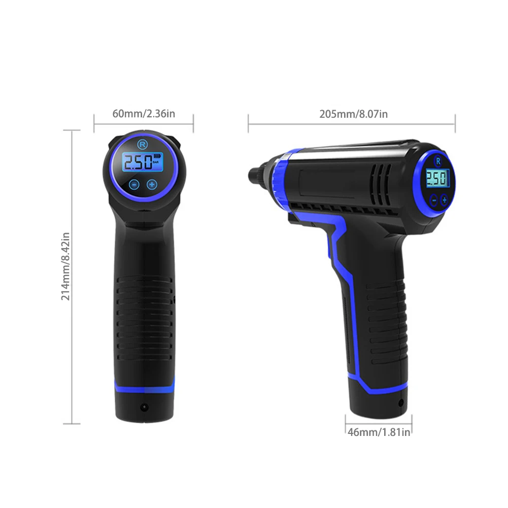 

Digital LED Smart Car Air Compressor Pump Portable Handheld Car Tire Inflator Electric Air Pump Auto Car Repair Tool Accessories