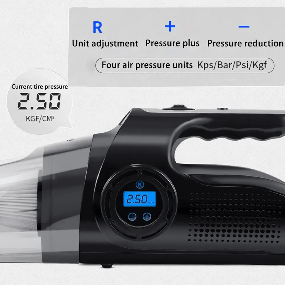 Online Aspirador Portátil De Mano Para Coche, 6000pa, Multifunción, Inalámbrico, Bomba De Aire Inflable, Compresor