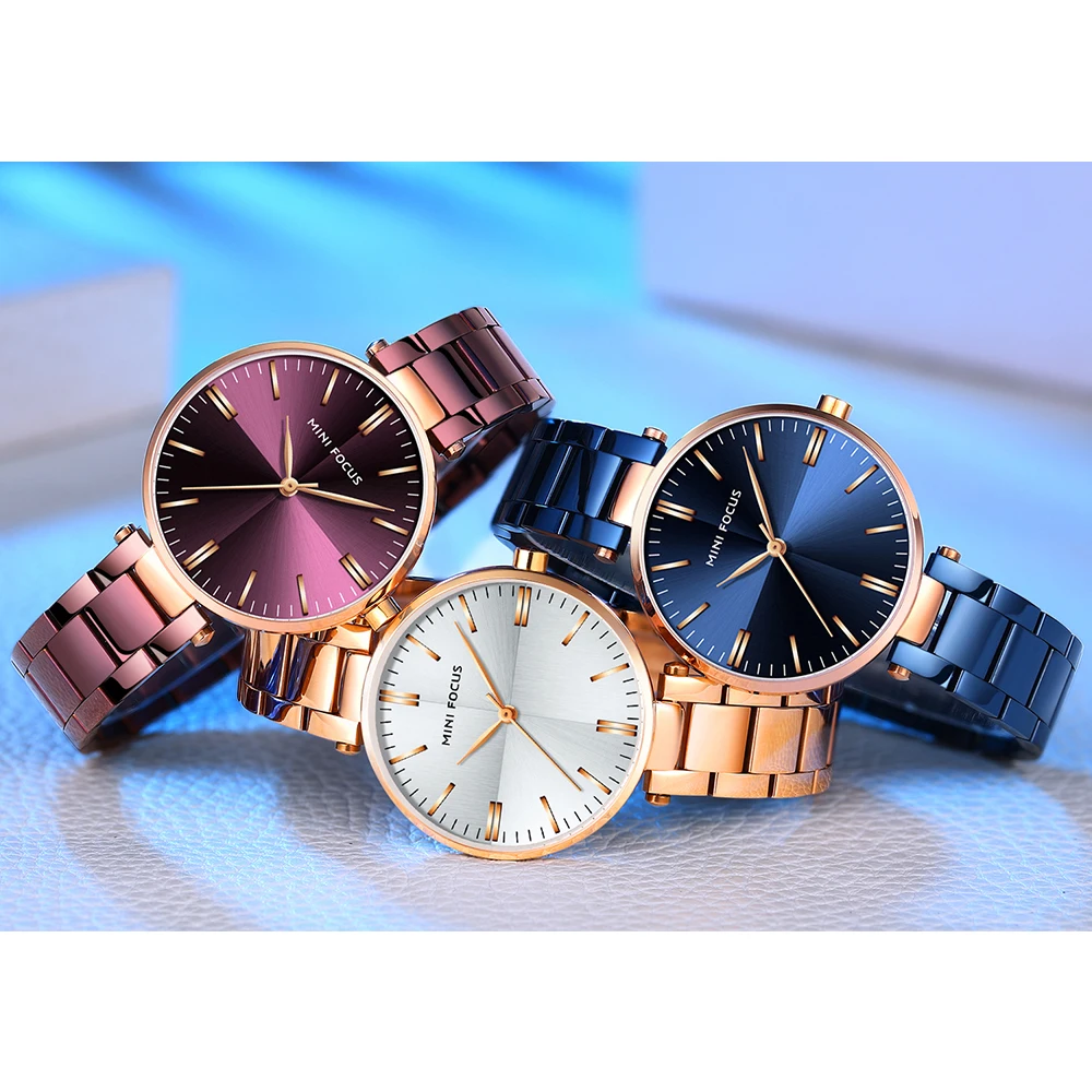 

MINIFOCUS Women Watches Top Brand Luxury Fashion Female Quartz Wrist Watch Ladies Clock Girl Relogio Feminino MF0265L.05