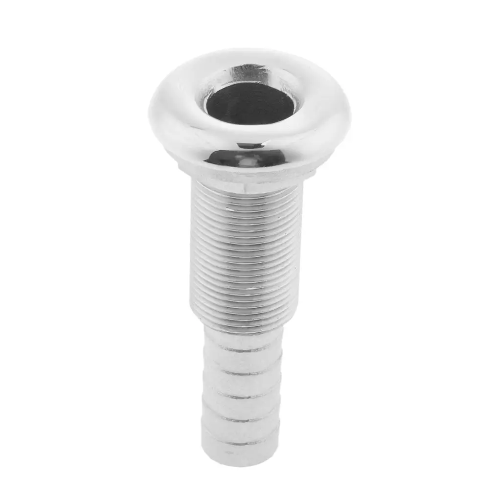 

3/4inch Hose Barb Boat Thru Hull Fitting 316 Stainless Steel Hardware
