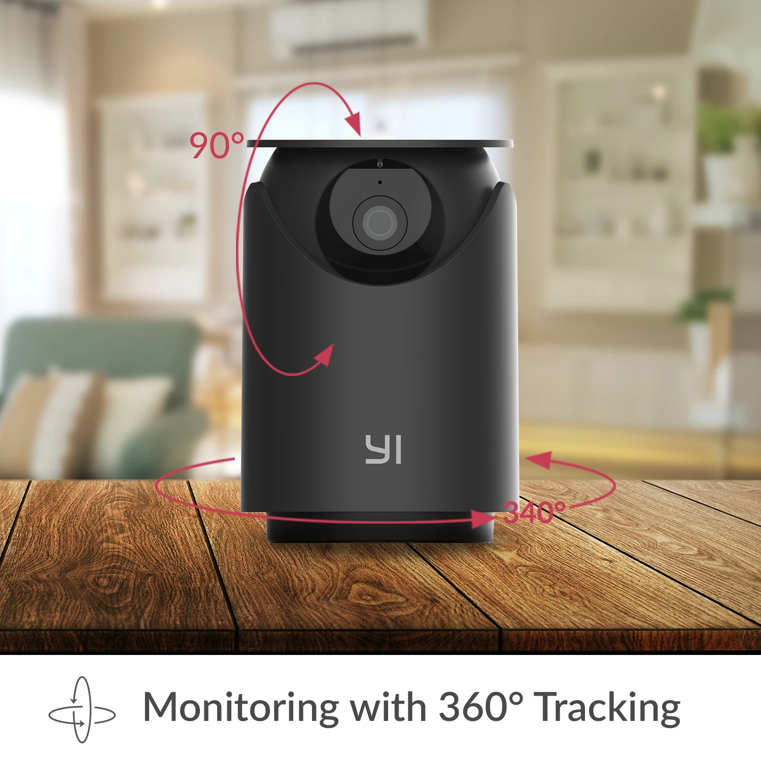 YI Dome U Pro камера безопасности 2K домашняя панорамирование и наклон с Wifi 360 ° Авто