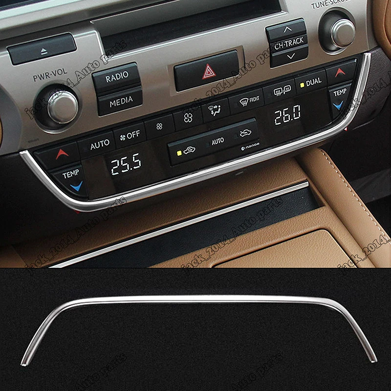 Сталь передняя отделка Управление Панель Накладка для 2013 Lexus ES350 ES300h