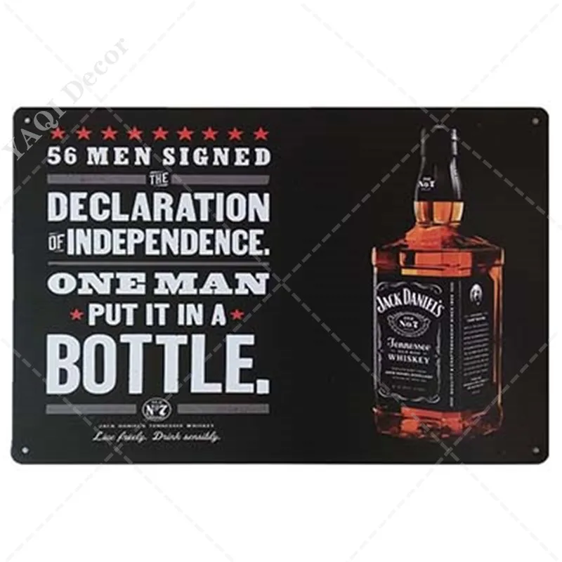 

Whiskey Plaque Wine Vintage Metal Tin Signs Decorate Plates for Cafe Bar Home Pub Man Cave Tennessee Whiskey Wall Art Poster