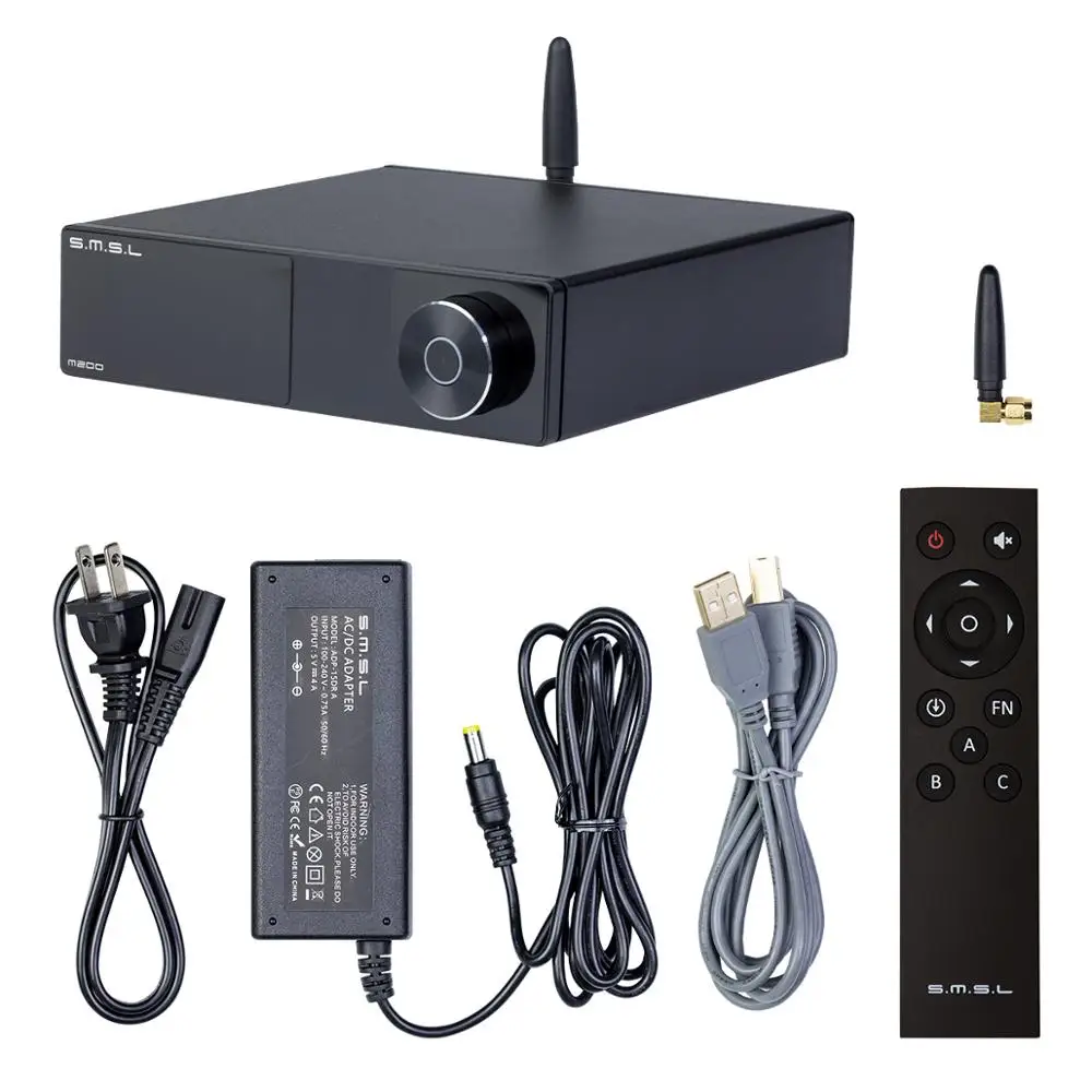 SMSL M200 Hifi Audio DAC AKM4497EQ Bluetooth 5 0 32 бит/768 кГц DSD512 коаксиальный Оптический USB декодер 6