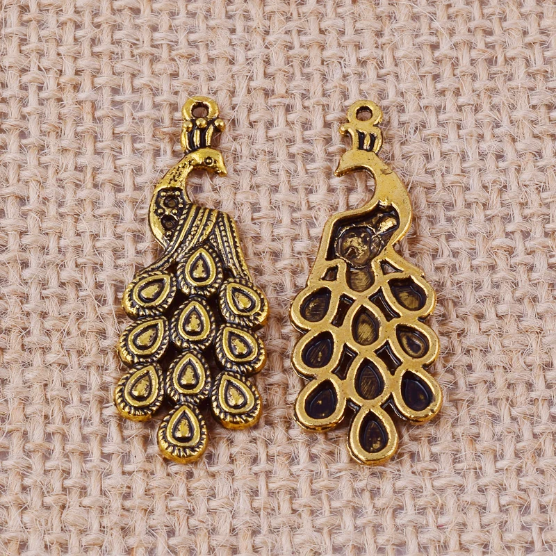 Металлические антикварные золотые очаровательные модные серьги с большим