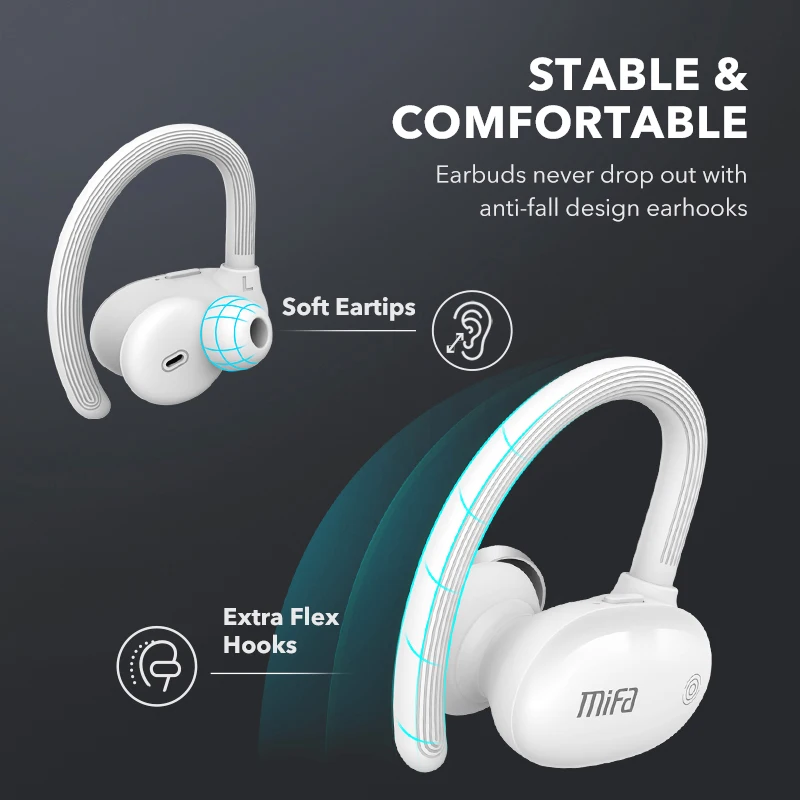 Mifa X12 TWS bluetooth наушники Bluetooth 5 0 стерео спортивные 3D звук с микрофоном | Электроника