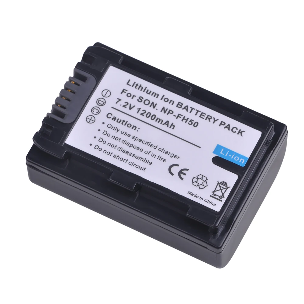 1 шт. 1200 мАч NP FH50 NPFH50 NP-FH50 литий-ионный аккумулятор для Sony A230 A330 A290 A390 DSC-HX1 HX100 HX200