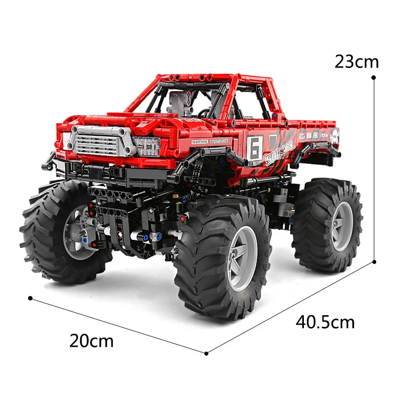 

Mould King High-tech Toyotas Hilux The 4X4 Off Road Vehile Model Compatible 29256 Building Block Blocks Kids Christmas Gift Toys