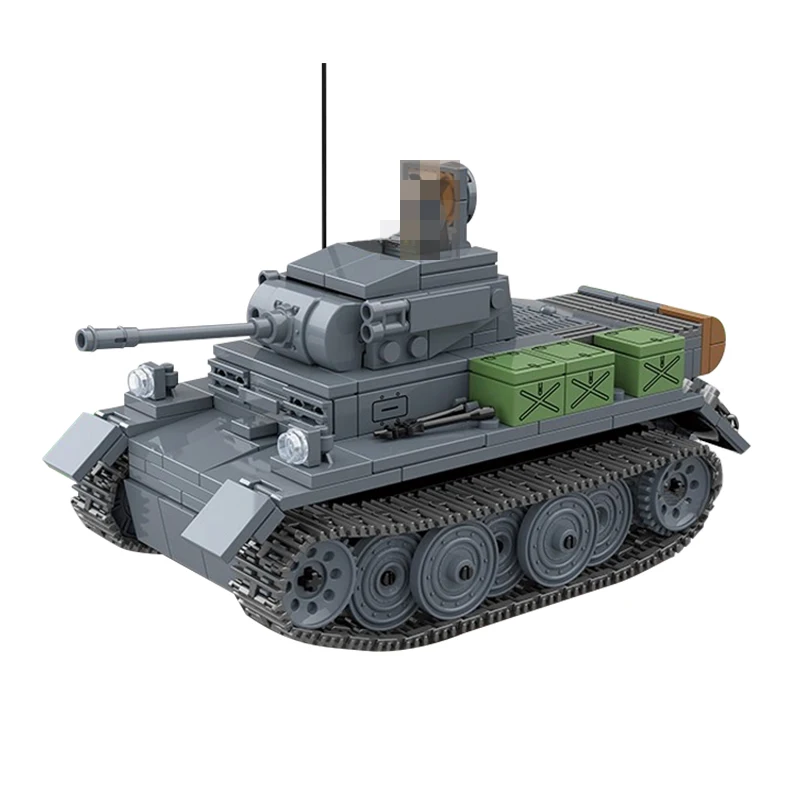 Конструктор Второй мировой войны PZ KPFW II Tank модель боевого оружия армия Вторая