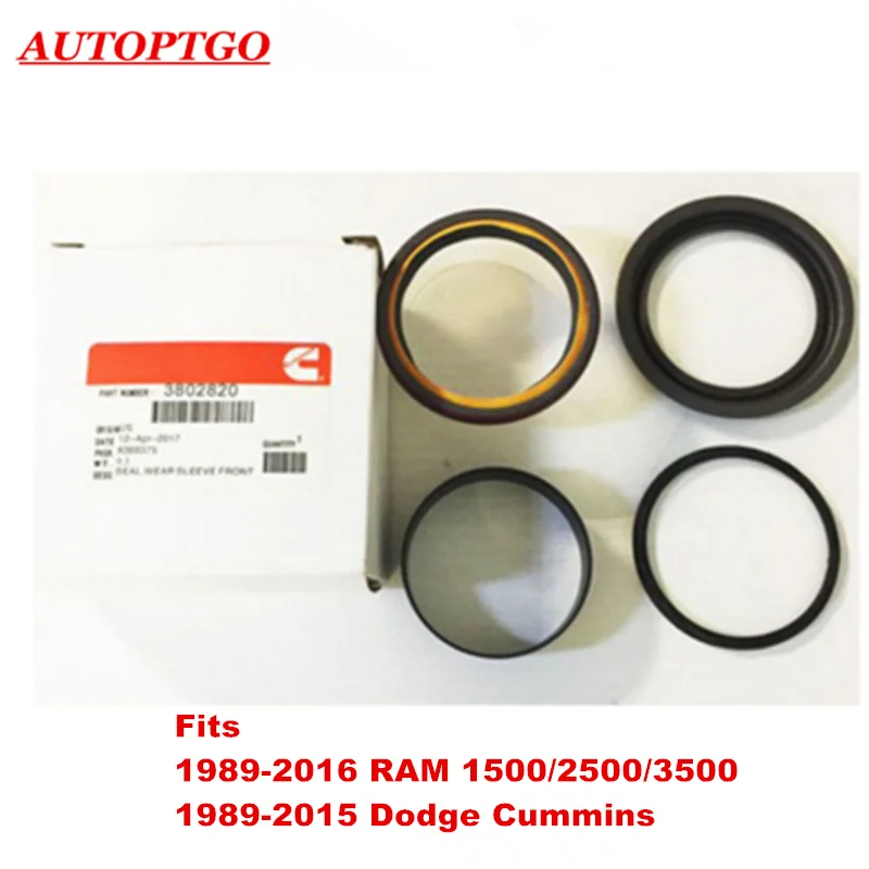 

OE# 3802820 FITS 1989-2016 DODGE RAM FRONT MAIN CRANKSHAFT OIL SEAL WEAR SLEEVE W/INSTALLER KIT FOR CUMMINS 5.9 6.7L ENGINE