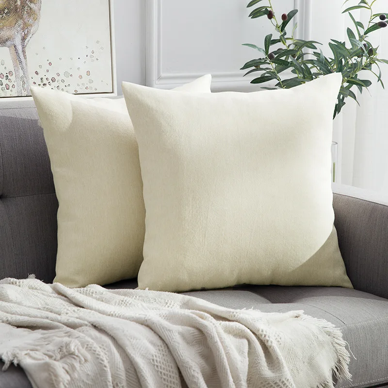 

Super Soft Cushion Cover Velvet Pillow Cover For Sofa Living Room Housse De Coussin 45*45cm Decorative Pillows Nordic Decorat