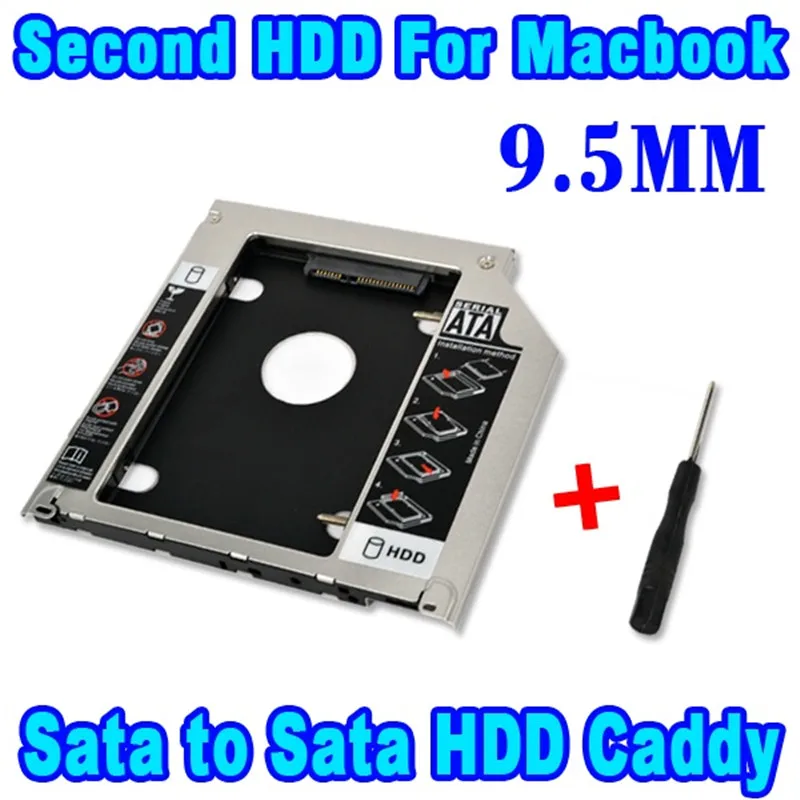 Переходник для жесткого диска 9 5 мм SATA-sata переходник второго 2 дюйма + отвертка