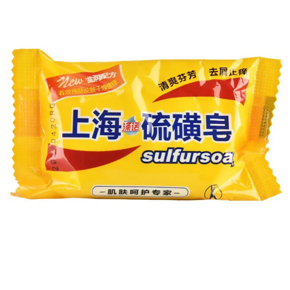 

Shanghai Sulfur Soap Removal Mite Composition Antipruritic Deep Cleansing Soft Foam Durable Soap Sulfur