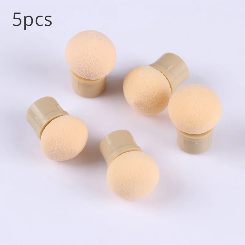 

AOMEINA 1 Pc Double-ended Gradient Shading Pen Dotting Brush Sponge Head Rhinestone Handle Nail Art Brush Nail Art Painting Tool
