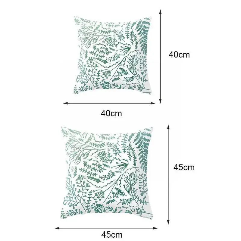 

Home pillowcase Green Pillow Cover Geometric Print Sofa Cushion Cushion Decorative Covers Throw Cover Pillow Case case Pill I1Z2