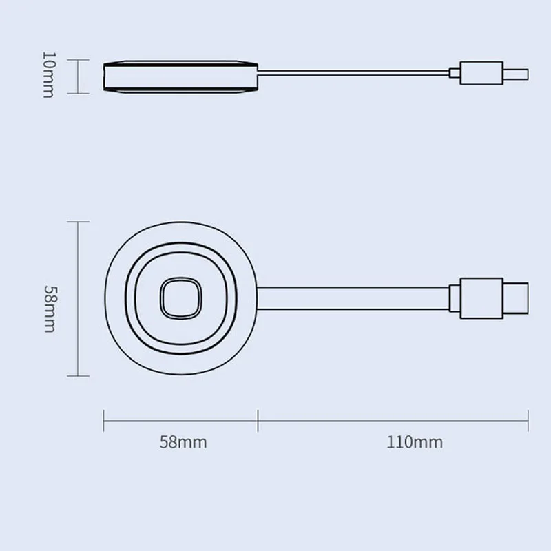 Фото MiraScreen 5G TV Stick Внутренняя антенна miracast DLNA AIRPLAY WiFi приемник дисплей Miracast morring dongle 5G TV stick №3