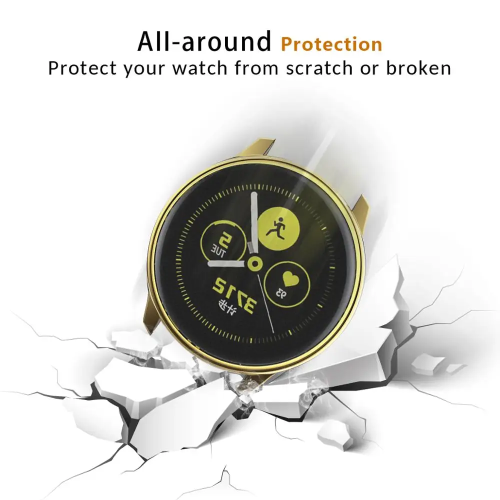 Защитный чехол из ТПУ для Samsung Galaxy Watch Active защитный на 360 градусов watch active защитные