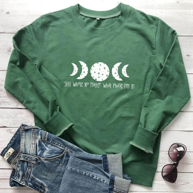 Все еще целым независимо от того какая фаза я в толстовке модные фазы Луны