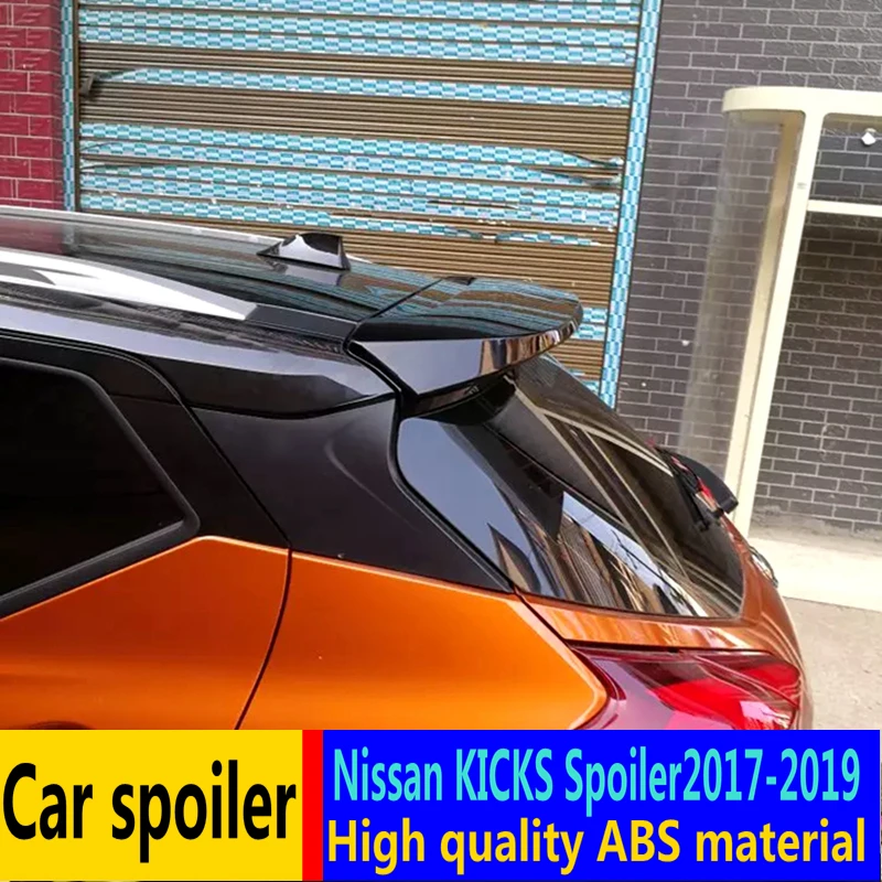 Задний спойлер для Nissan KICKS высокое качество АБС-пластик задний 2017-2019 | Автомобили