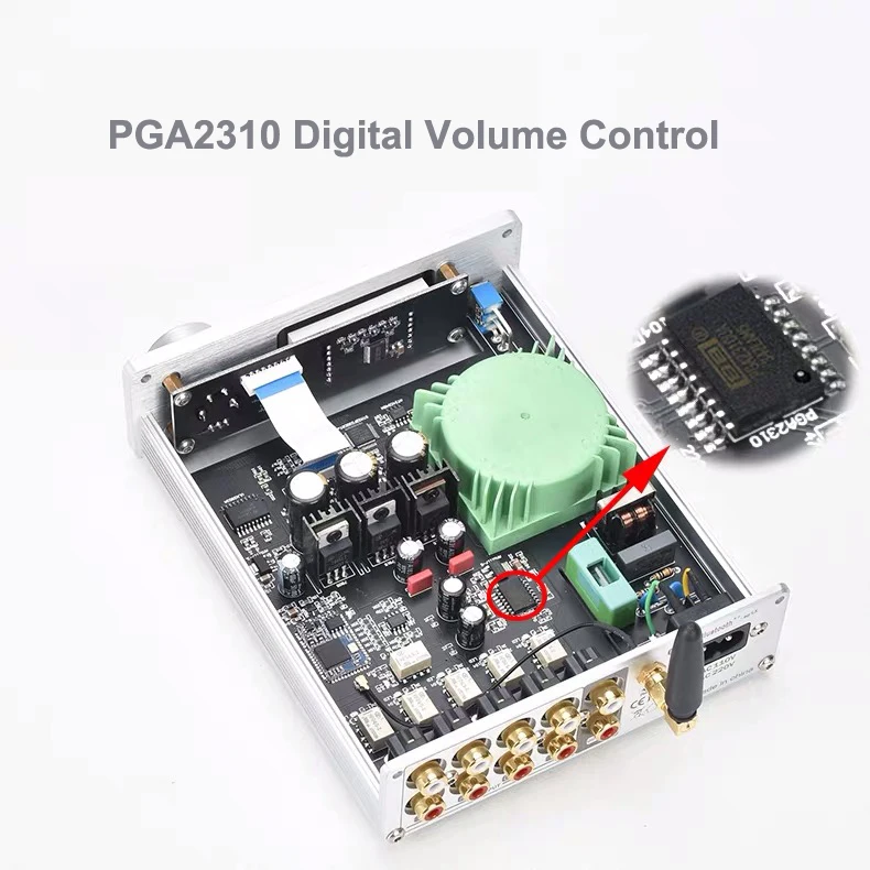 Bluetooth 5 0 APTX PGA2310 пульт дистанционного управления громкостью предусилитель мягкий