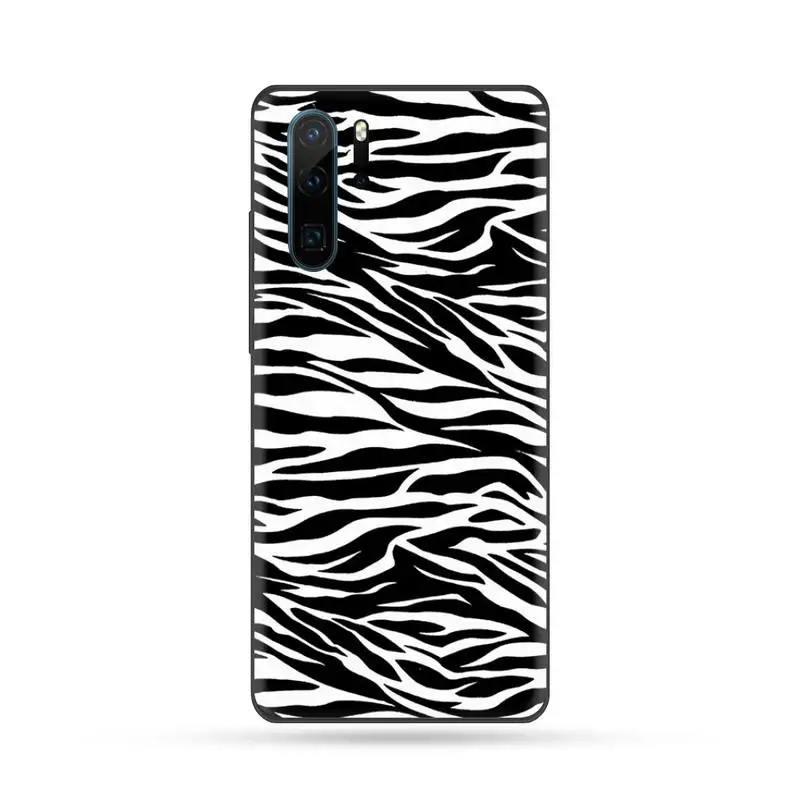 

Zebra Striped Black White Anima Phone Case For Huawei Mate 9 10 20 Pro lite 20x nova 3e P10 plus P20 Pro Honor10 lite
