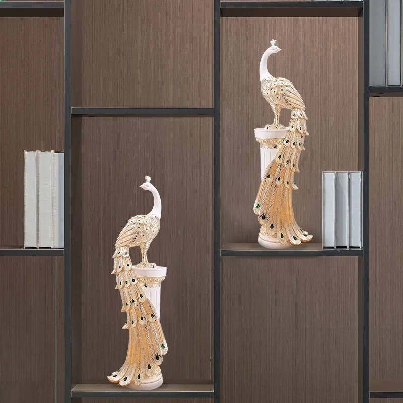 Украшение в виде павлина декор европейском стиле для гостиной ТВ креативный