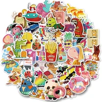 10pcs 30pcs 50pcs non repetition cute funny stickers suitcase anime guitar scooter graffiti stickers kids gift