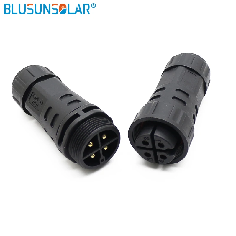 

M25 Waterproof Connector Female to Male Wire Waterproof Connectors with 2Pin , 3Pin , 4Pin